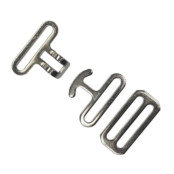 1.5" Surcingle Buckle Stamped Metal (3 piece set) Sewing Supply Depot