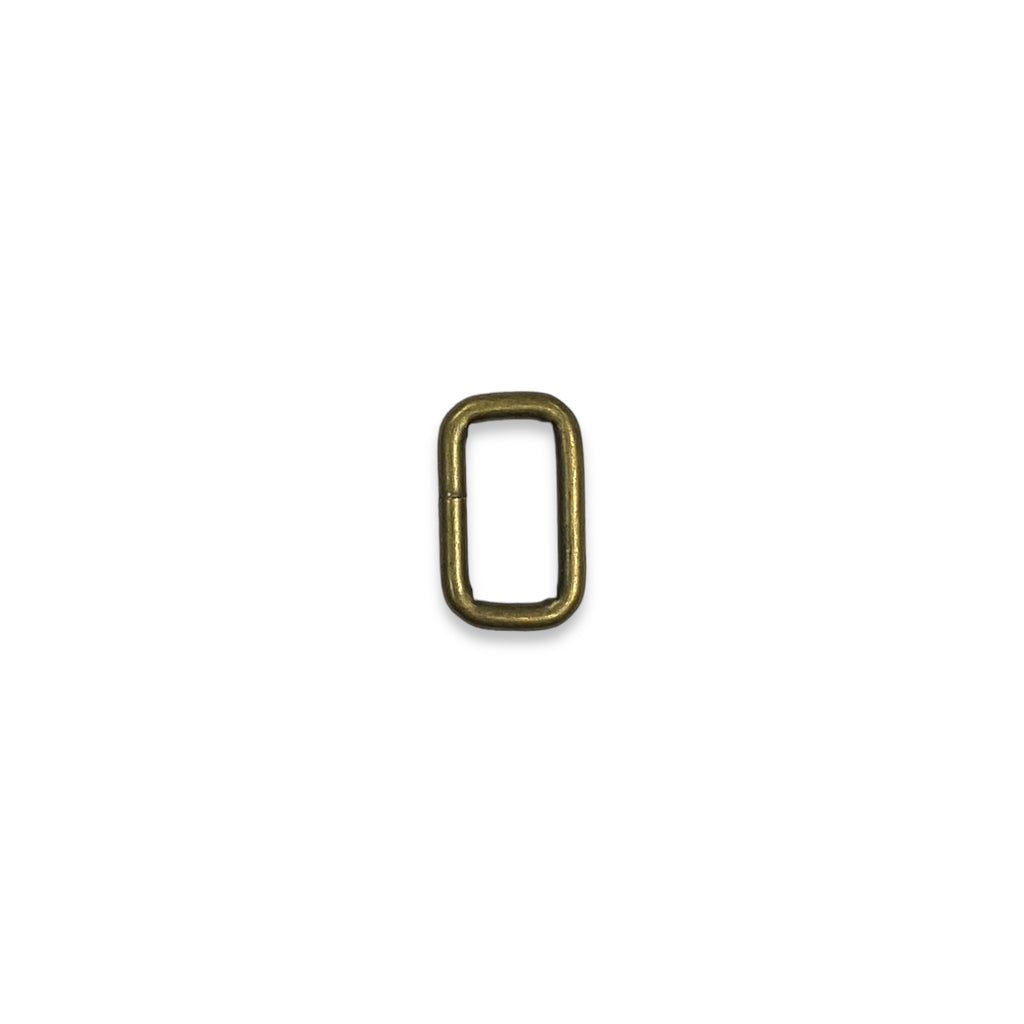 3/4" Antique Brass Rectangle Ring