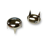 Silver Dome Studs (four prong)