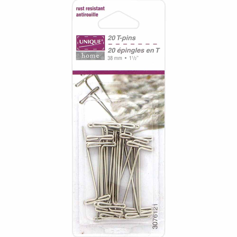 UNIQUE T-Pins - 20pcs - 38mm (11⁄2″)