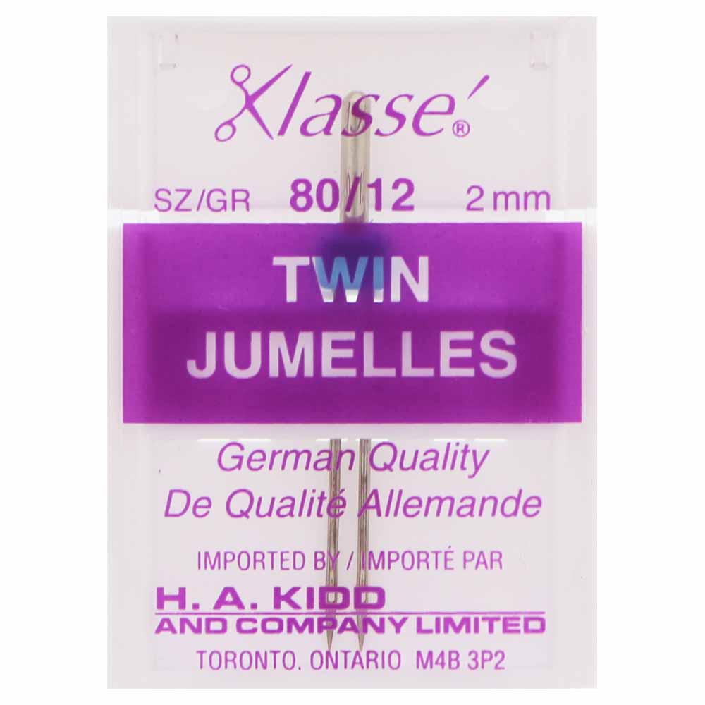 KLASSE´ Twin Universal Needles - Size 80/12, 2mm