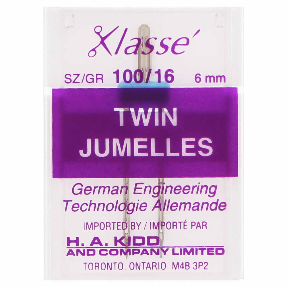 KLASSE´ Twin Universal Needles - Size 100/16, 6mm