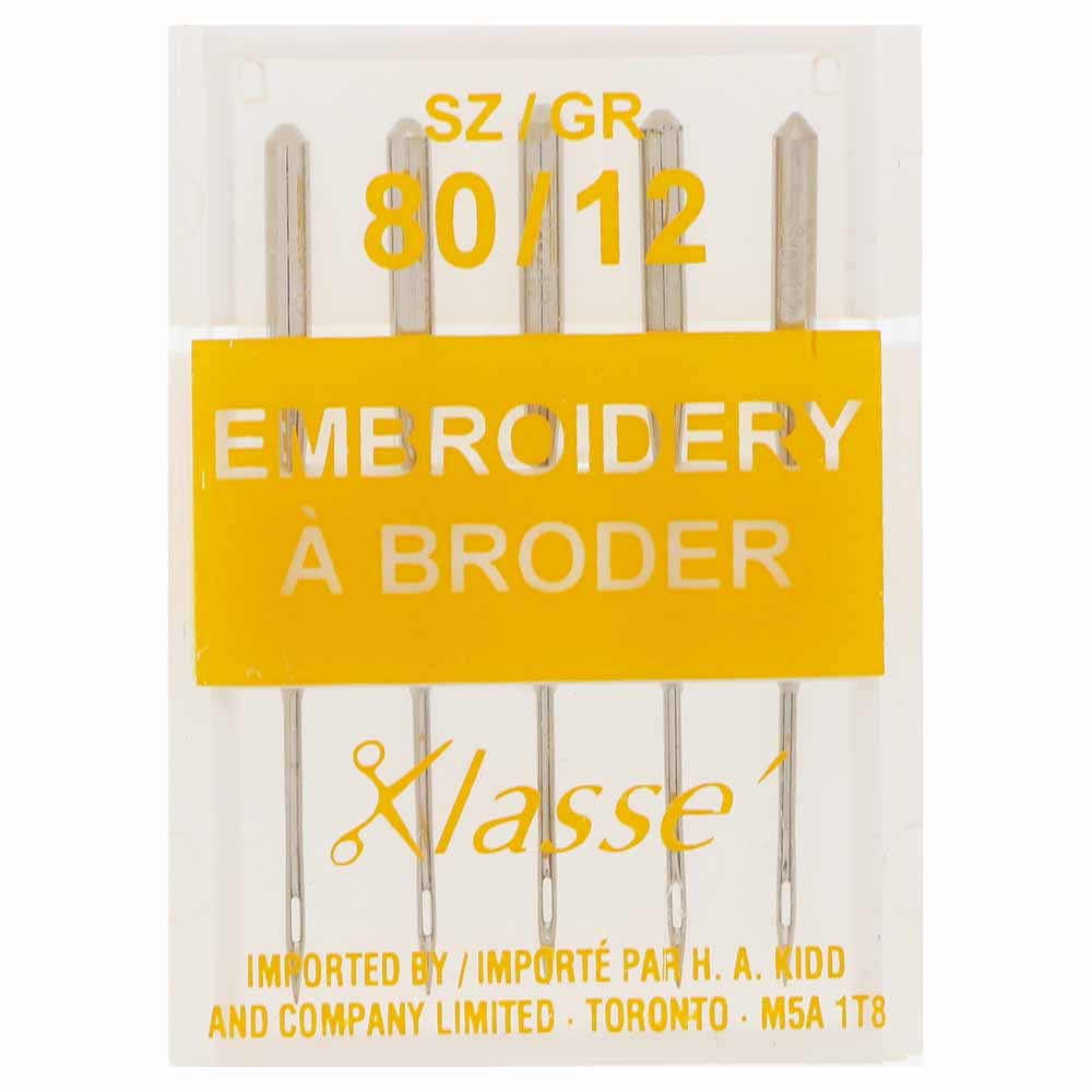 KLASSE´ Embroidery Needles - Size 80/12