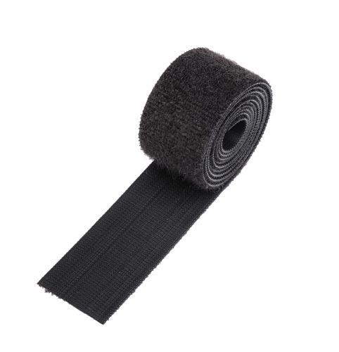 VELCRO® Brand Reusable ONE-WRAP® Tape Strap Dbl Sided 1.5 x12ft. (4yards)  Black
