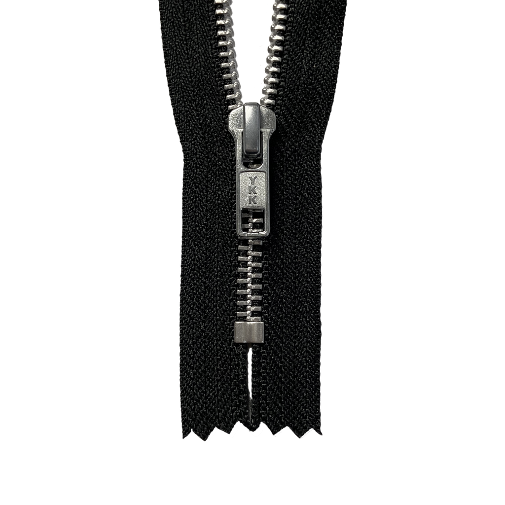 YKK #5 Aluminum Closed-End Zipper - Black