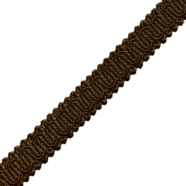 1/2" Gimp Braid Trim Brown (By the Yard) Sewing Supply Depot