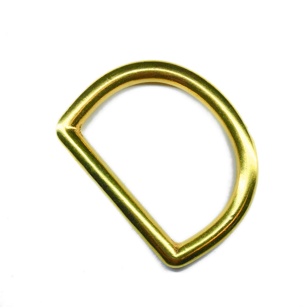 5/8 in Solid Brass D-Ring - Solid Brass D-Rings - Granat Industries, Inc.