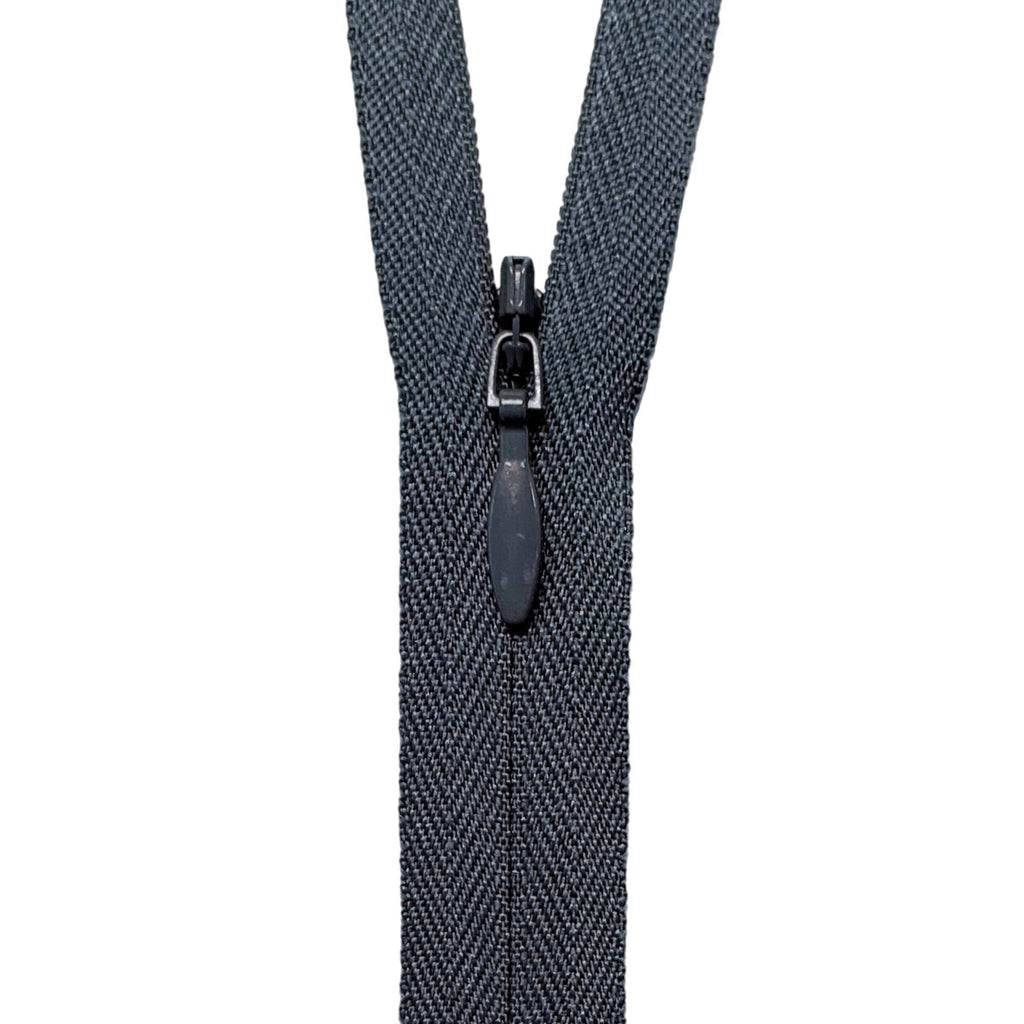 YKK Invisible Zipper - Dark Grey