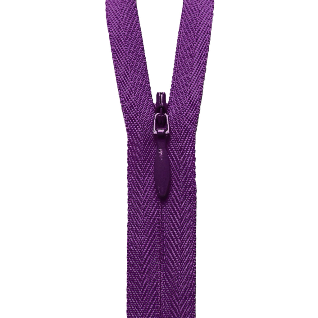 YKK Invisible Zipper - Grape
