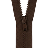 YKK VISLON #5VS Plastic One-Way Closed End Zipper – Brown 570 (3 Sizes)