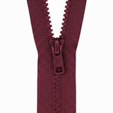 YKK VISLON #5VS Plastic One-Way Closed End Zipper – Burgundy 527 (3 Sizes)
