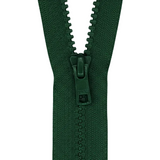 YKK VISLON #5VS Plastic One-Way Closed End Zipper – Hunter Green 530 (3 Sizes)