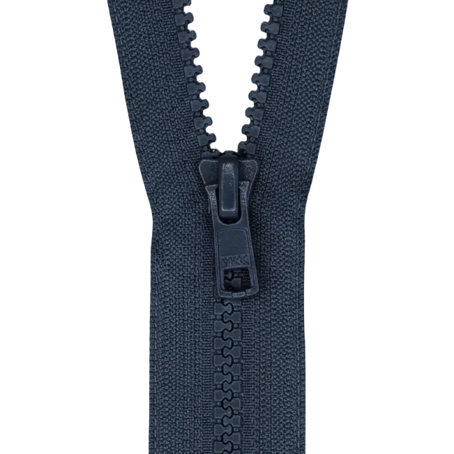 YKK VISLON #5VS Plastic One-Way Closed End Zipper – Navy 560 (3 Sizes)