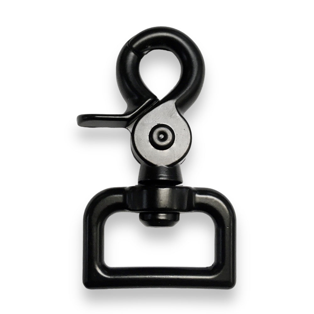 1" Black Oxide Trigger Scissor Swivel Hook