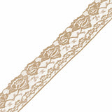 2.5" Rose Lace Trim - 10 Colours (By the Yard/Roll)