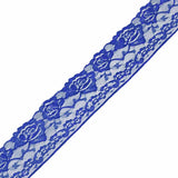 2.5" Rose Lace Trim - 10 Colours (By the Yard/Roll)