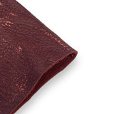 4oz (1.5mm) Pebble Cow Leather- Burgundy (per square foot)