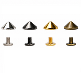 1/4" Cone Spike - Four Finishes (10 sets)