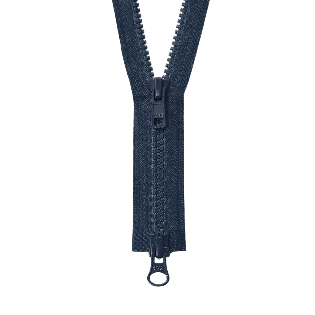 YKK VISLON #5VS Plastic Two-Way Open End Zipper – Navy 560 (5 Sizes)