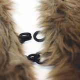 Covered hooks & eyes (2 sets)