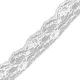 2.5" Floral Lace Trim - Black (By the Yard/Roll)