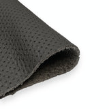 3oz (1.4mm) Perforated Cow Leather - Iron (per square foot)