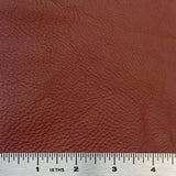 4oz (1.7mm) Pebble Cow Leather- Brick Red (per square foot)