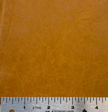 2oz (0.7mm) Cow Leather- Yellow Ochre (per square foot)