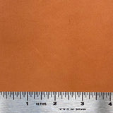 3oz (1.3mm) Cow Leather - Tangerine (per square foot)