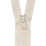 YKK VISLON #5VS Plastic One-Way Closed End Zipper – Natural 841 (3 Sizes)