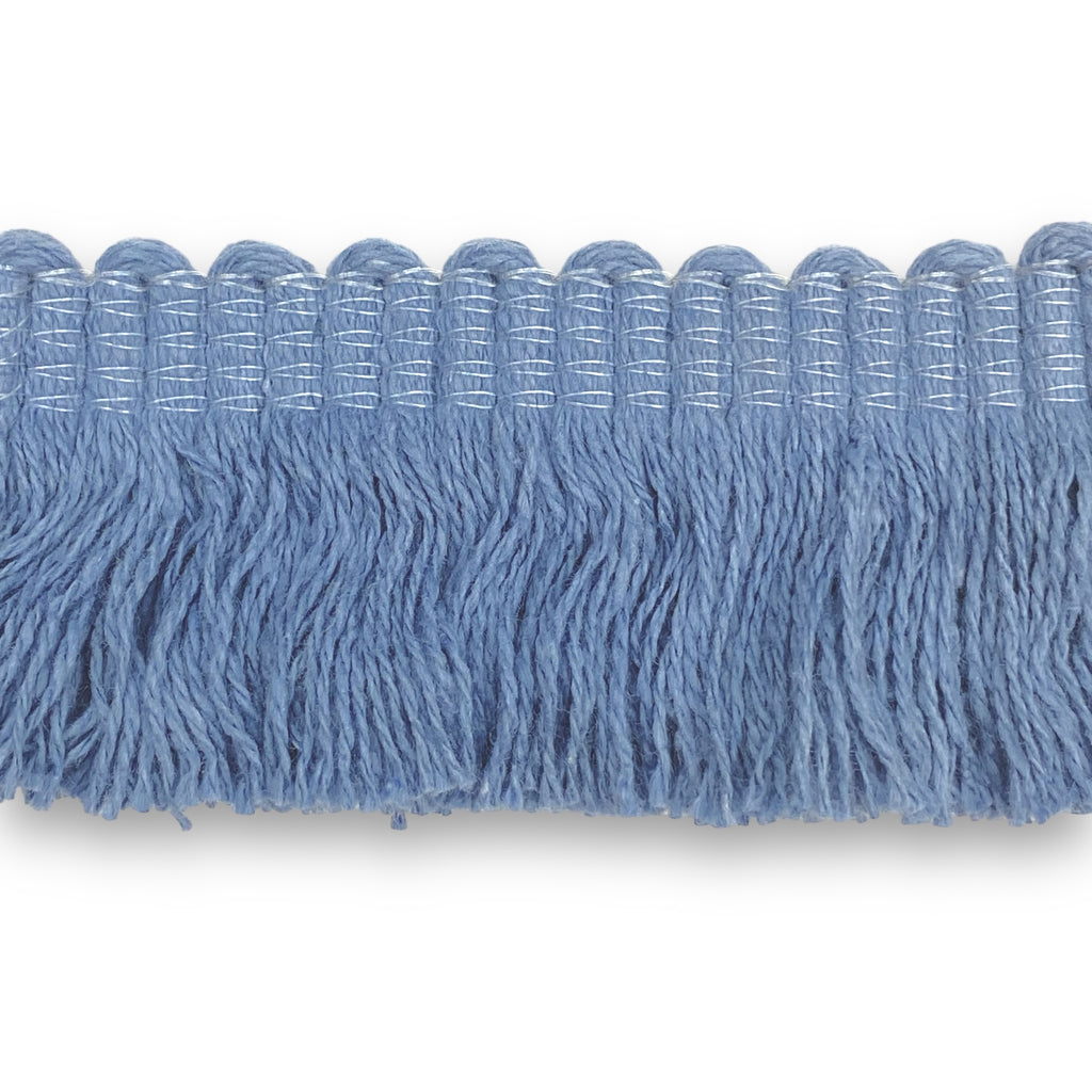 Cotton Fringe - Medium Blue (By The Yard)