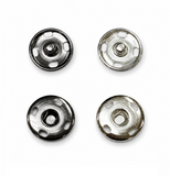 21mm Sew-on Snap Fasteners 100 sets - Two Finishes