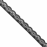 7/8" Scalloped Lace Trim - 11 Colours (By the Yard)