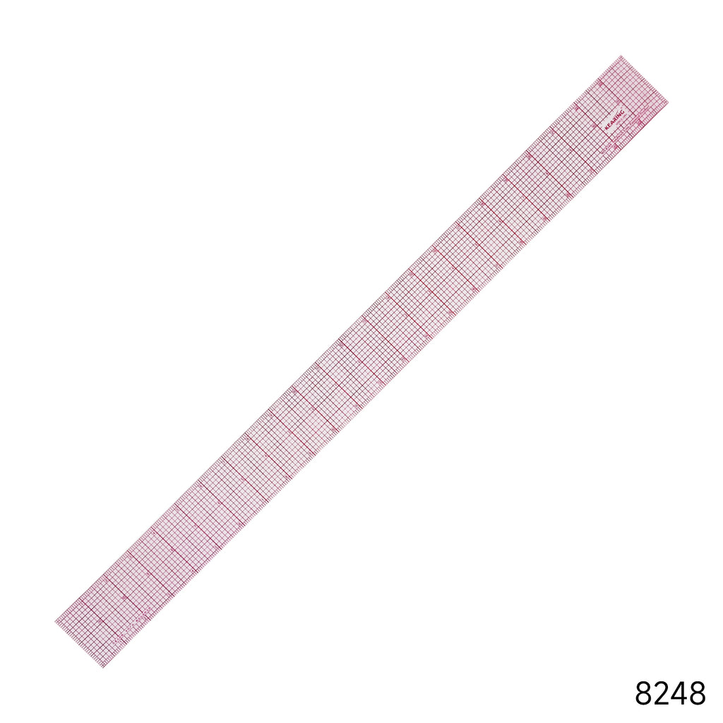 24" Clear Plastic Quilting/Pattern Grid Ruler