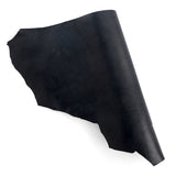 4/6oz (1.6 - 2.39 mm) Economy Veg Tan Cow Leather - Faded Black (per square foot)