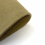 4oz (1.6mm) Cow Suede - Olive (per square foot)