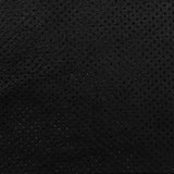 2oz (1mm) Perforated Cow Leather - Black (per square foot)