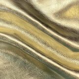3oz (1.4mm) Metallic Cow Leather- Gold (per square foot)