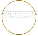 Brass Plated Thin Metal Craft O-Ring