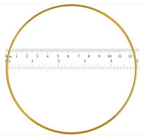 Brass Plated Thin Metal Craft O-Ring