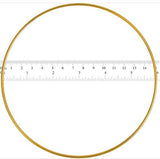 Brass Plated Thin Metal Craft O-Ring