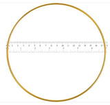 Brass Plated Thin Metal Craft O-Ring