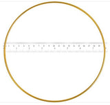 Brass Plated Thin Metal Craft O-Ring
