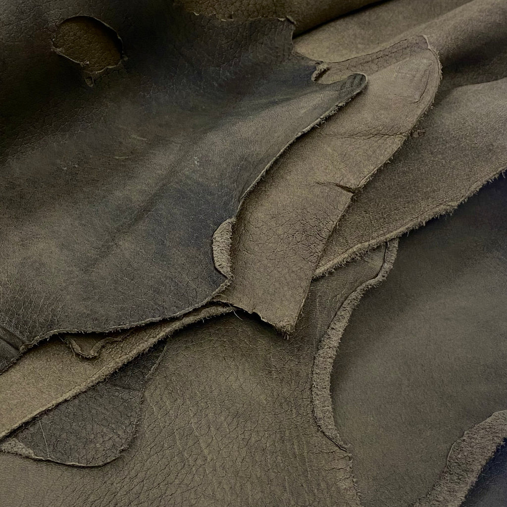 Garment Weight Deerskin- Khaki (per square foot)