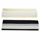 Curtain Sew In Wastband (Black, Cream)