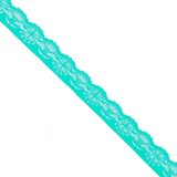 7/8" Scalloped Lace Trim - 11 Colours (By the Yard)