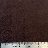 3oz (1.4mm) Pebble Cow Leather- Mahogany (per square foot)