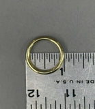 Brass Plated Thin Metal Craft O-Ring