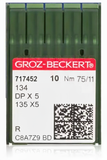 GROZ-BECKERT Industrial Sewing Machine Needles - DPx5, 135x5, 134 (10pcs Pack, 100pcs Box)