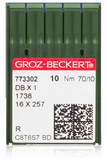 GROZ-BECKERT Industrial Sewing Machine Needles - DBx1, 16x257, 16x231 (10pcs Pack, 100pcs Box)